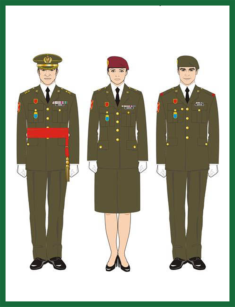 Uniformes militares españoles de especial relevancia