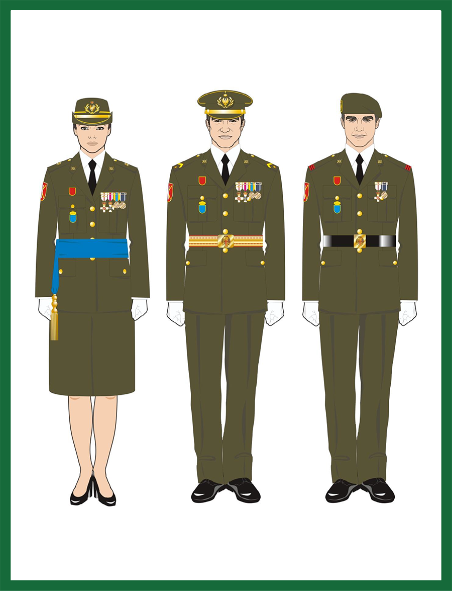 ️uniformes Militares Españoles Gala Y Especial Relevancia En El